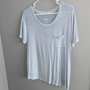 Comfy Blue Pocket T-Shirt